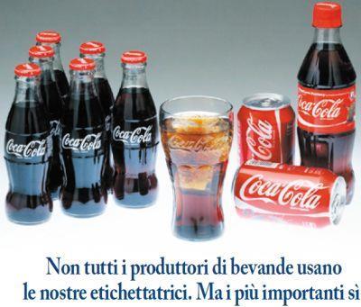 Etichettatura pallet Coca Cola